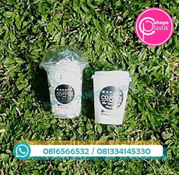 sablon gelas plastik dan gelas kertas